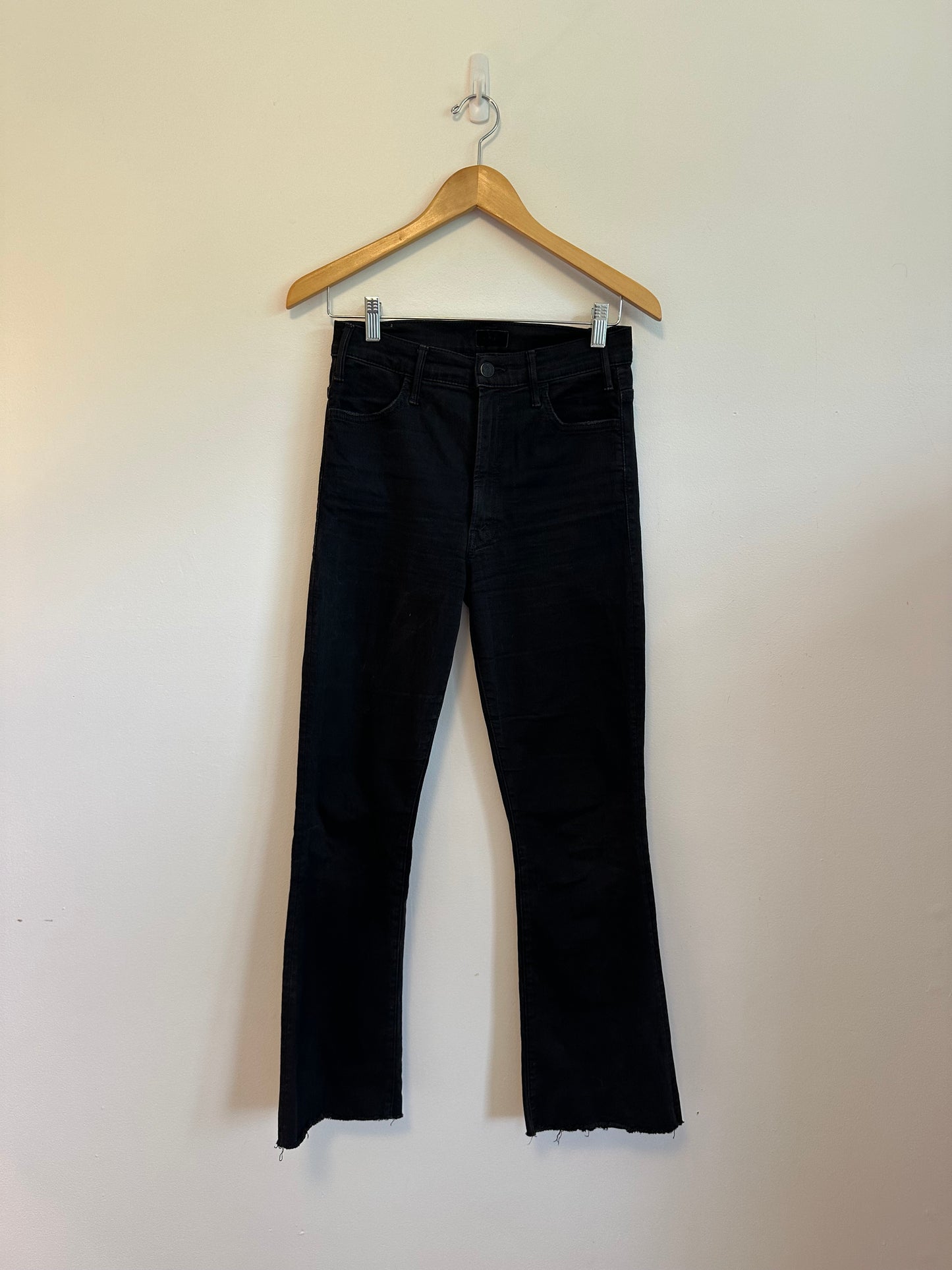 Mother The Hustler Ankle Fray Jeans in Not GuiltyWash | Size 26