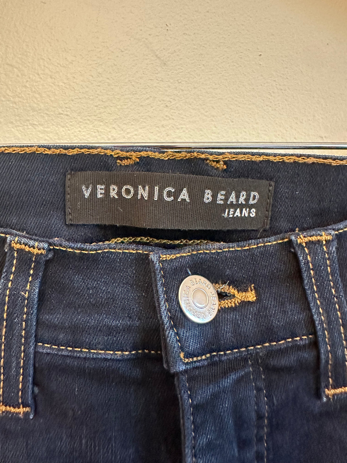 Veronica Beard Debbie High Rise Skinny Jeans in Dark River | Size 27