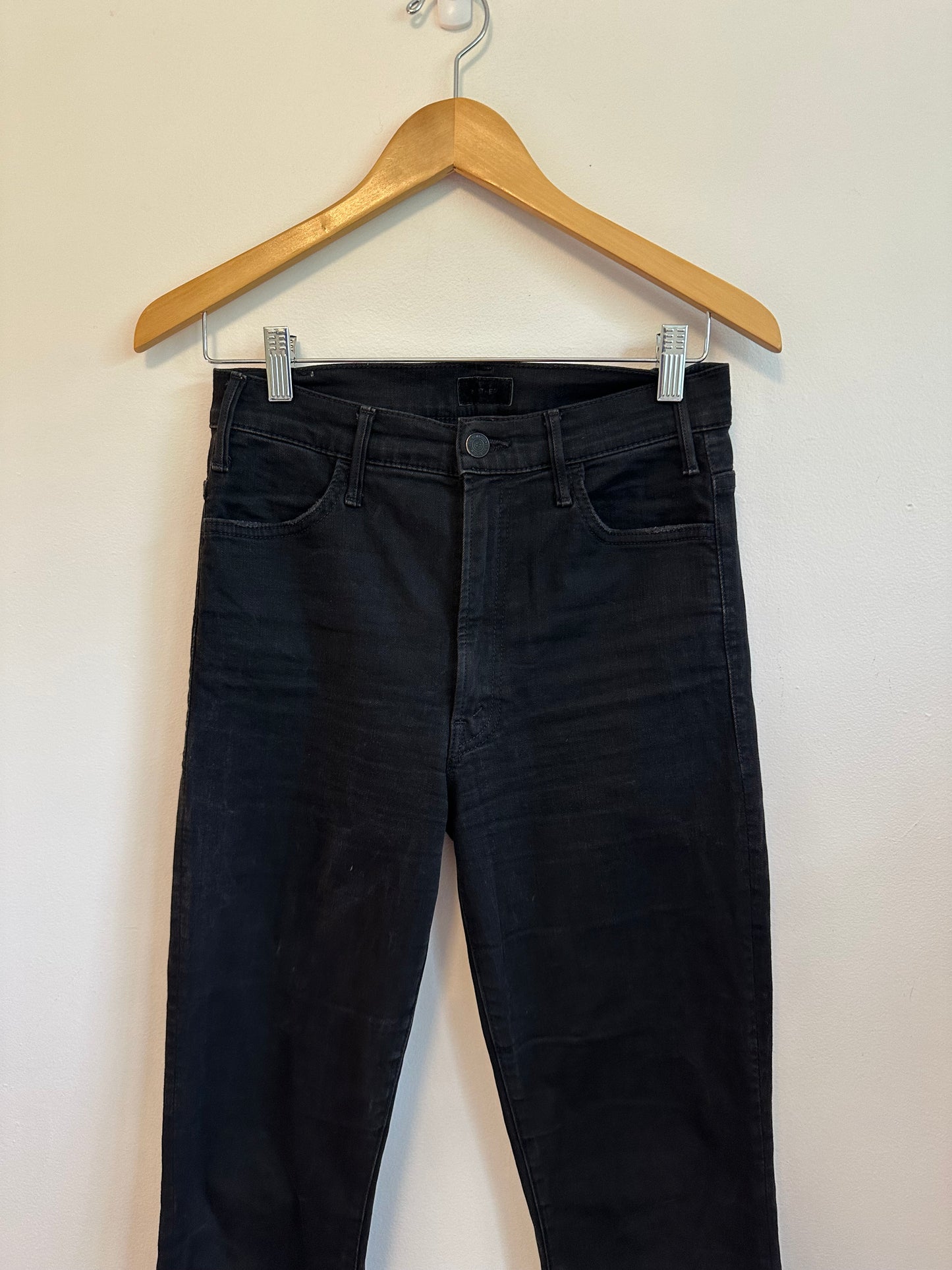 Mother The Hustler Ankle Fray Jeans in Not GuiltyWash | Size 26