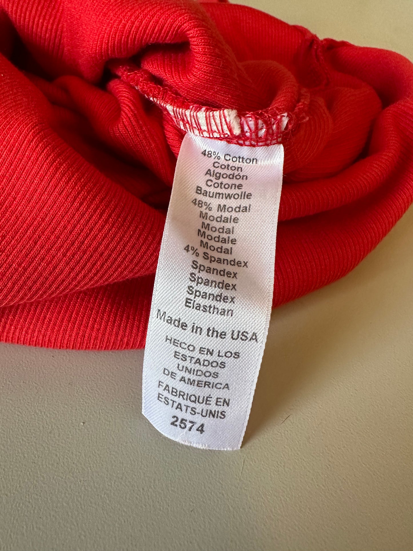 Michael Stars Red Ribbed Ruched V-Neck Maxi Dress | Size Small