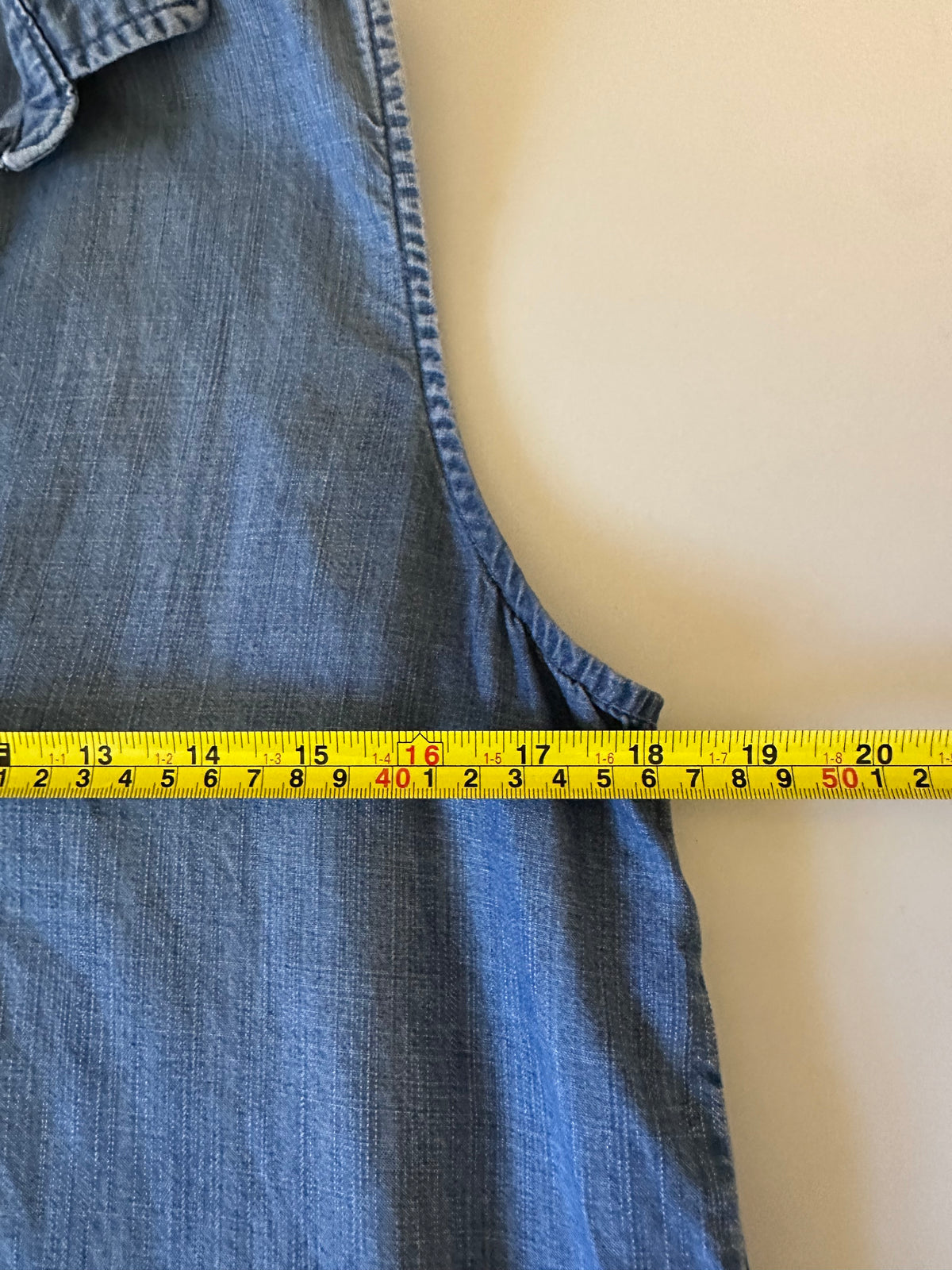 Bella Dahl Blue Tencel Sleeveless Shift Dress | Size Medium