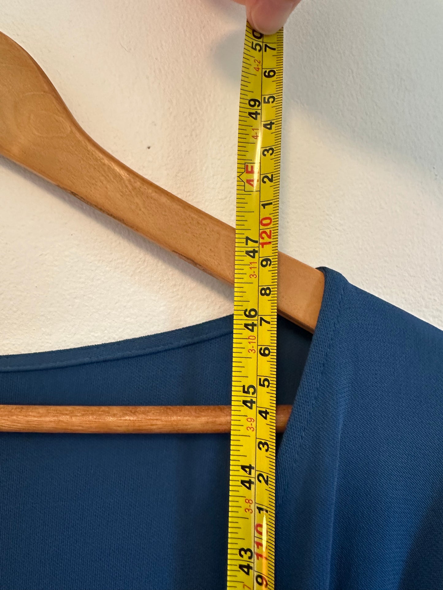 Diane von Furstenberg Blue Sleeveless Ruched Wrap  V-Neck Midi Dress | Size 6