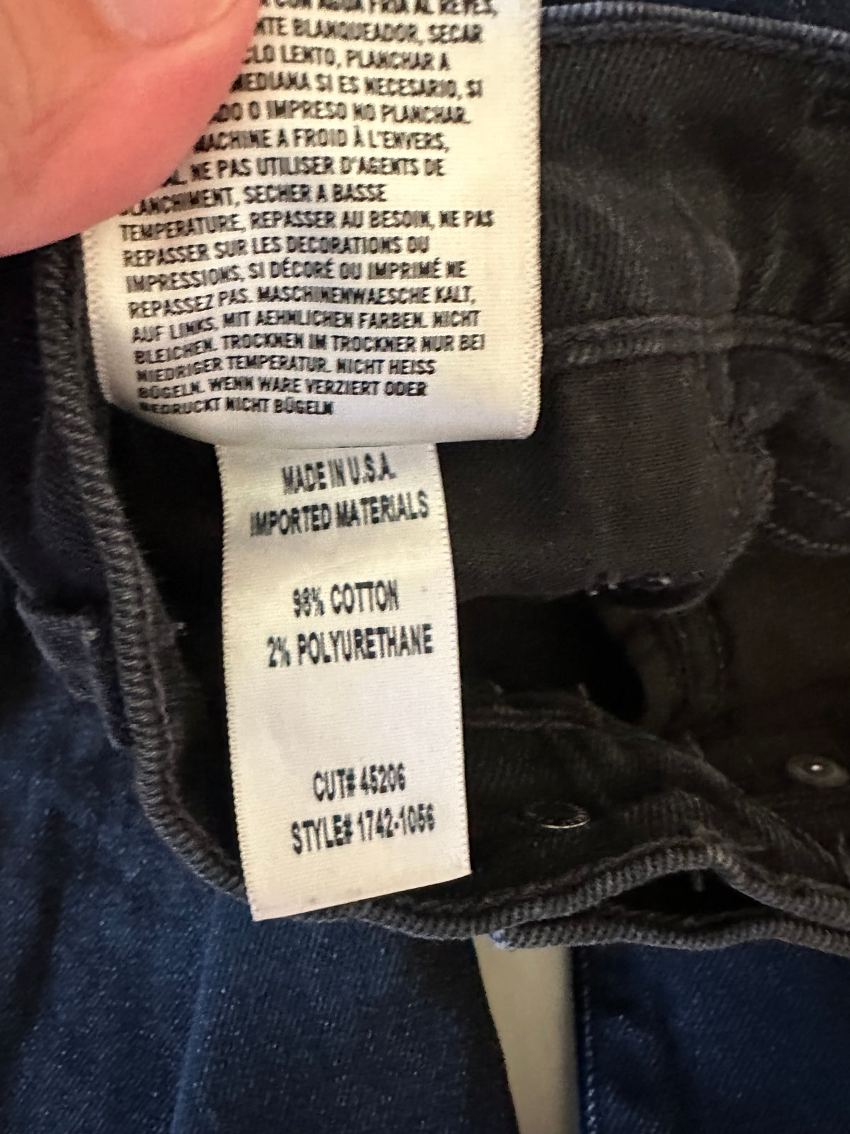 Citizens of Humanity Olivia High Rise Slim Ankle Jeans in Black | Size 28