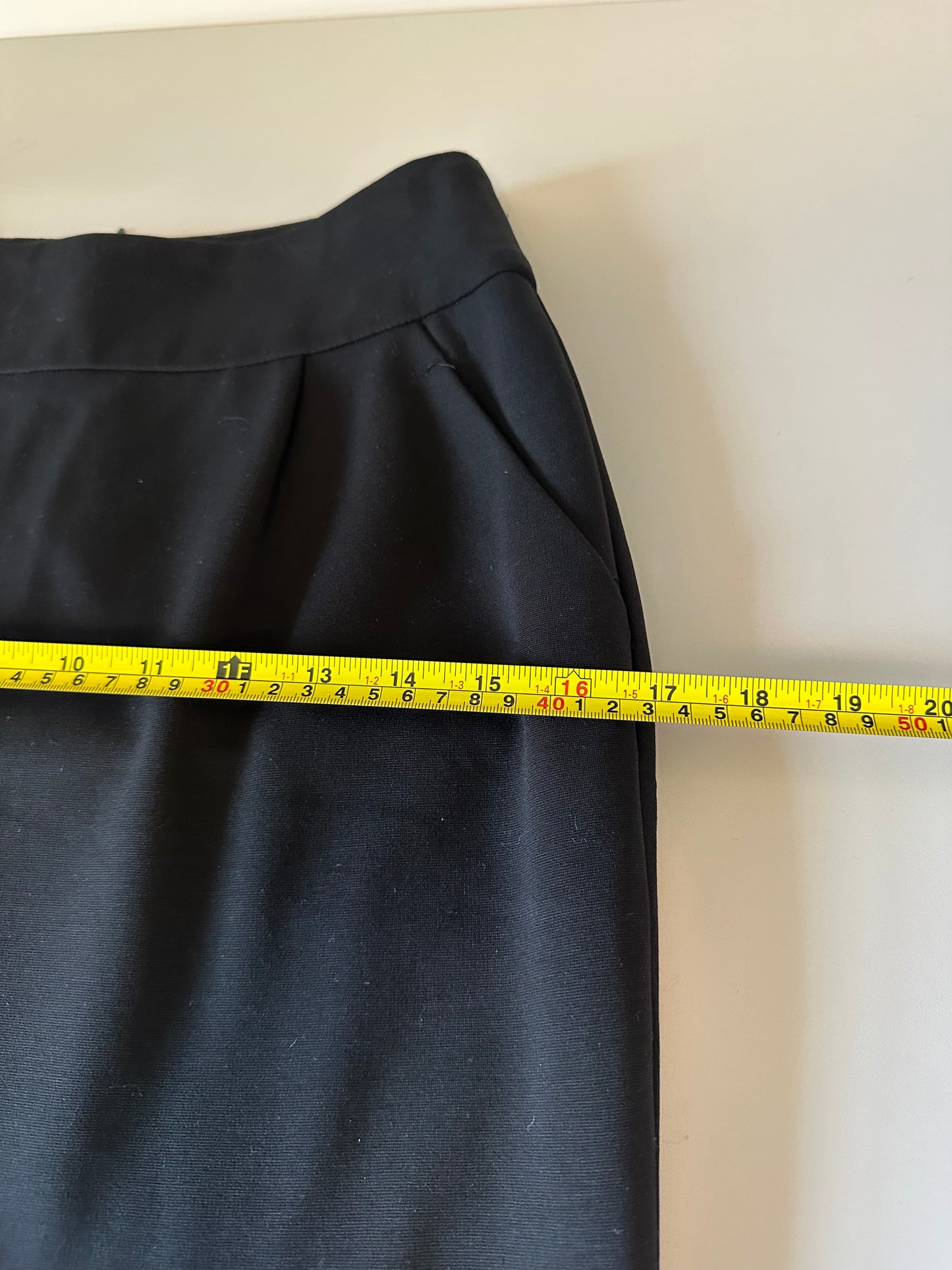 Barneys New York Co-Op Black Lyocell Blend Pencil Skirt | Size 4