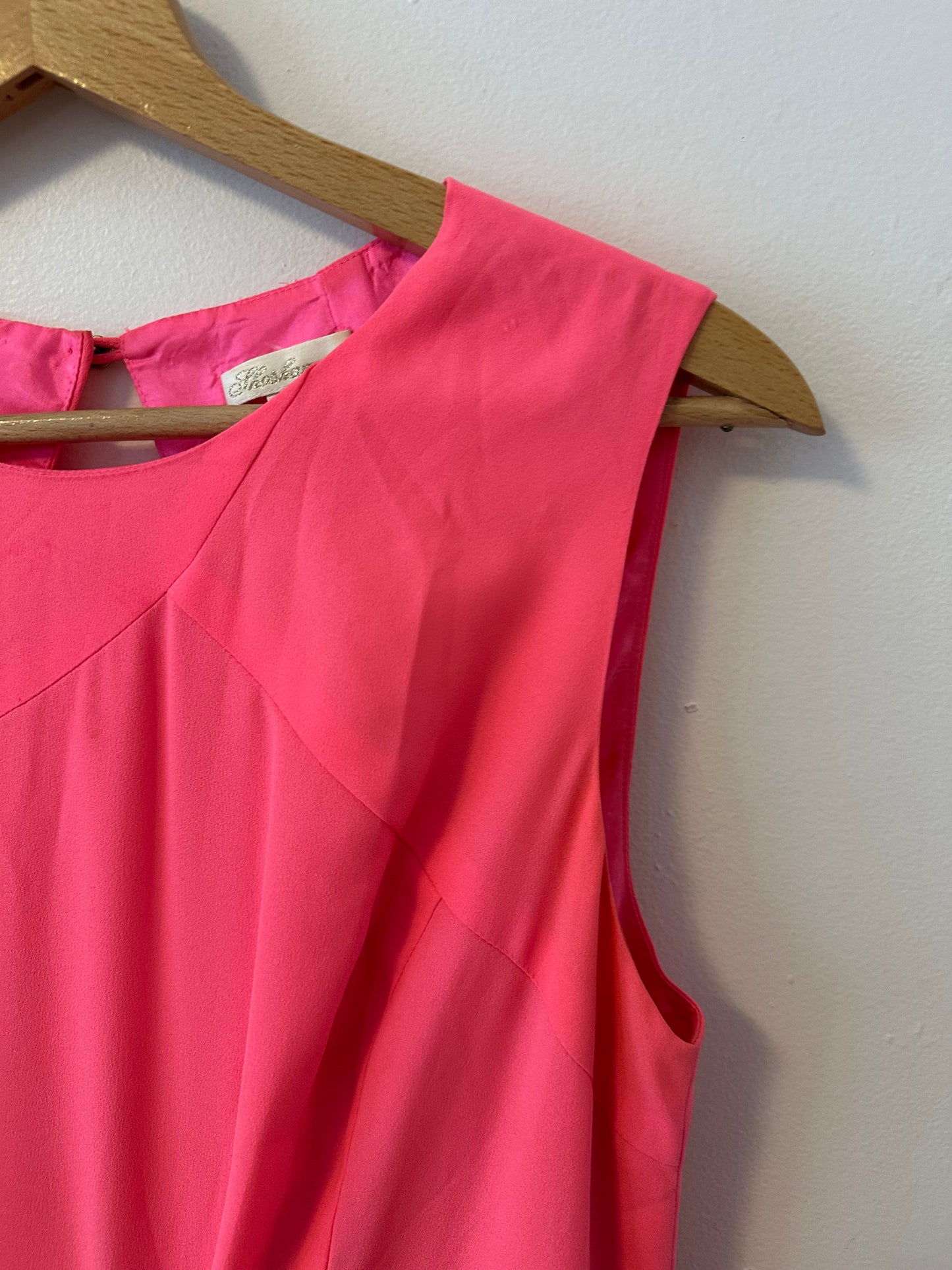 Shoshanna Mabrey Maxi Dress in Neon Barbie Pink | Size 6