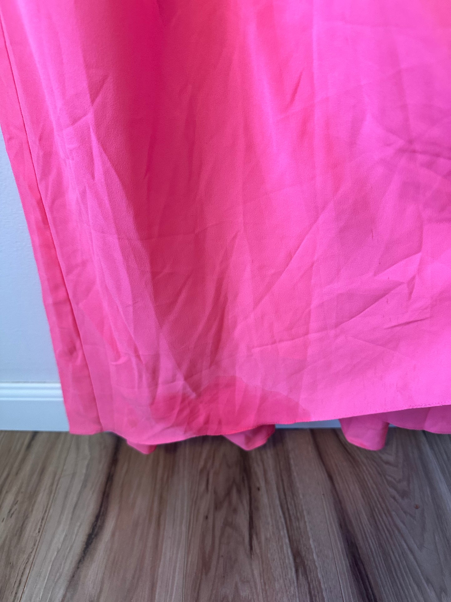 Shoshanna Mabrey Maxi Dress in Neon Barbie Pink | Size 6