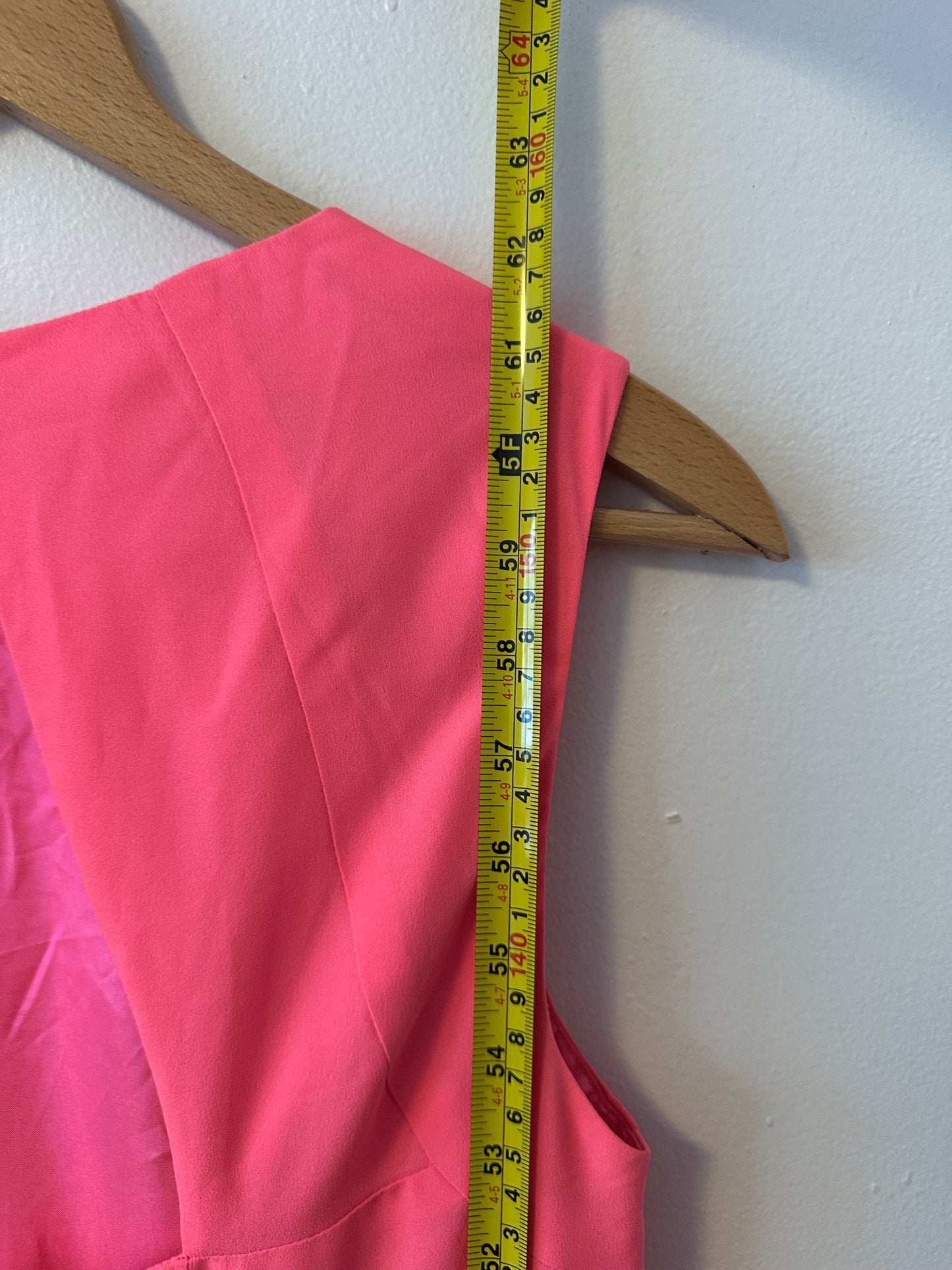 Shoshanna Mabrey Maxi Dress in Neon Barbie Pink | Size 6