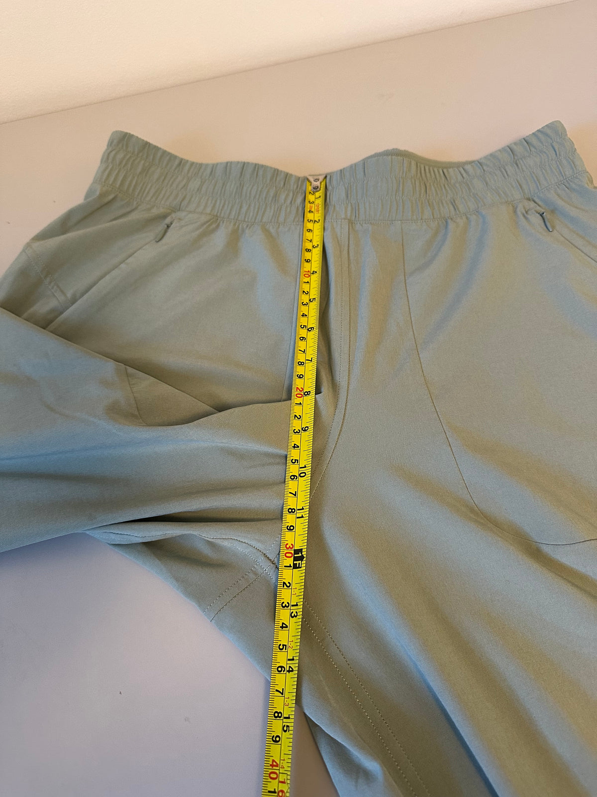 Lululemon Swift Stretch High Rise Wide Leg Pant in Sage Green | Size 10