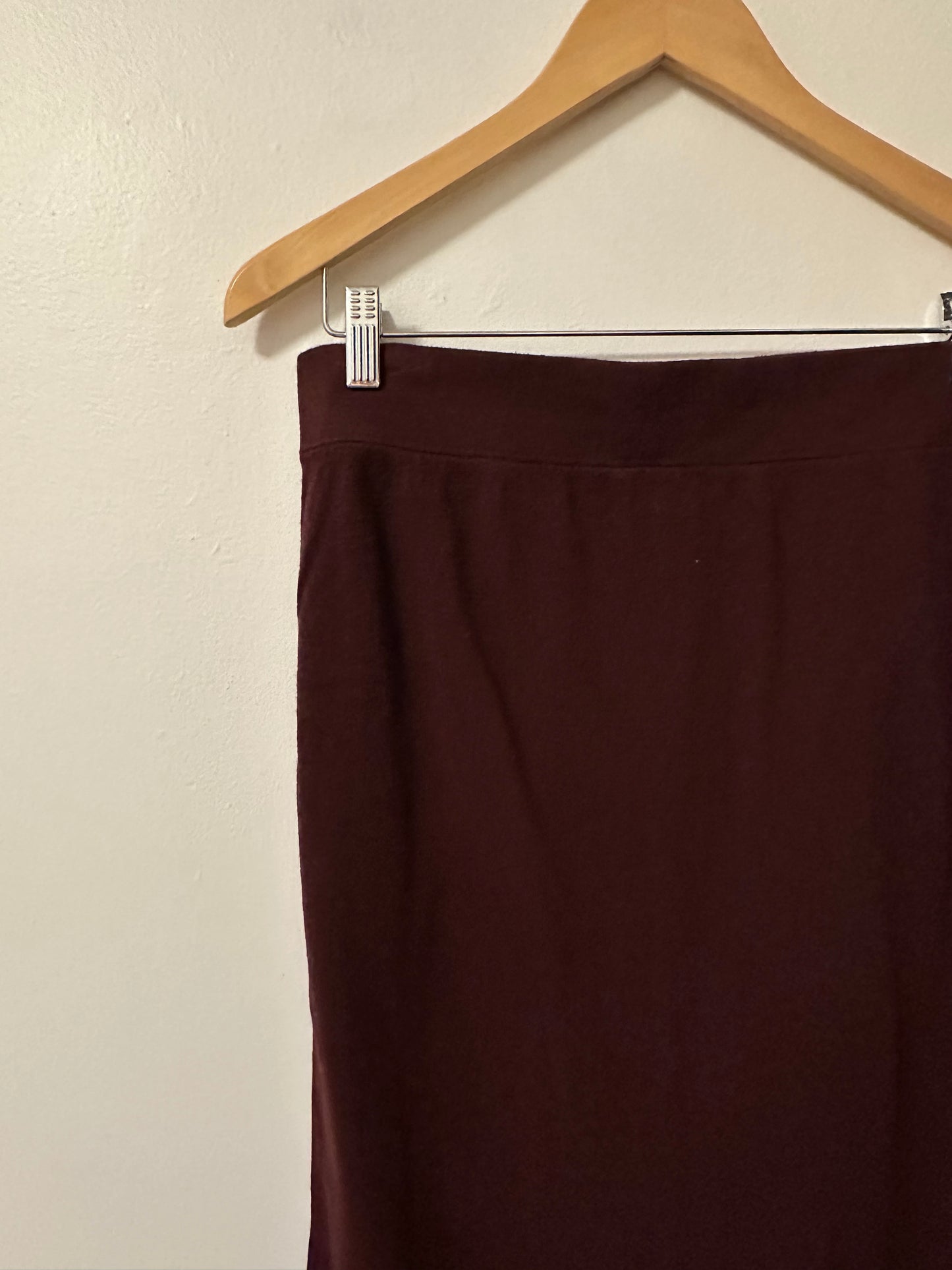 Banana Republic Burgundy Red Sweater Pencil Skirt | Size Medium