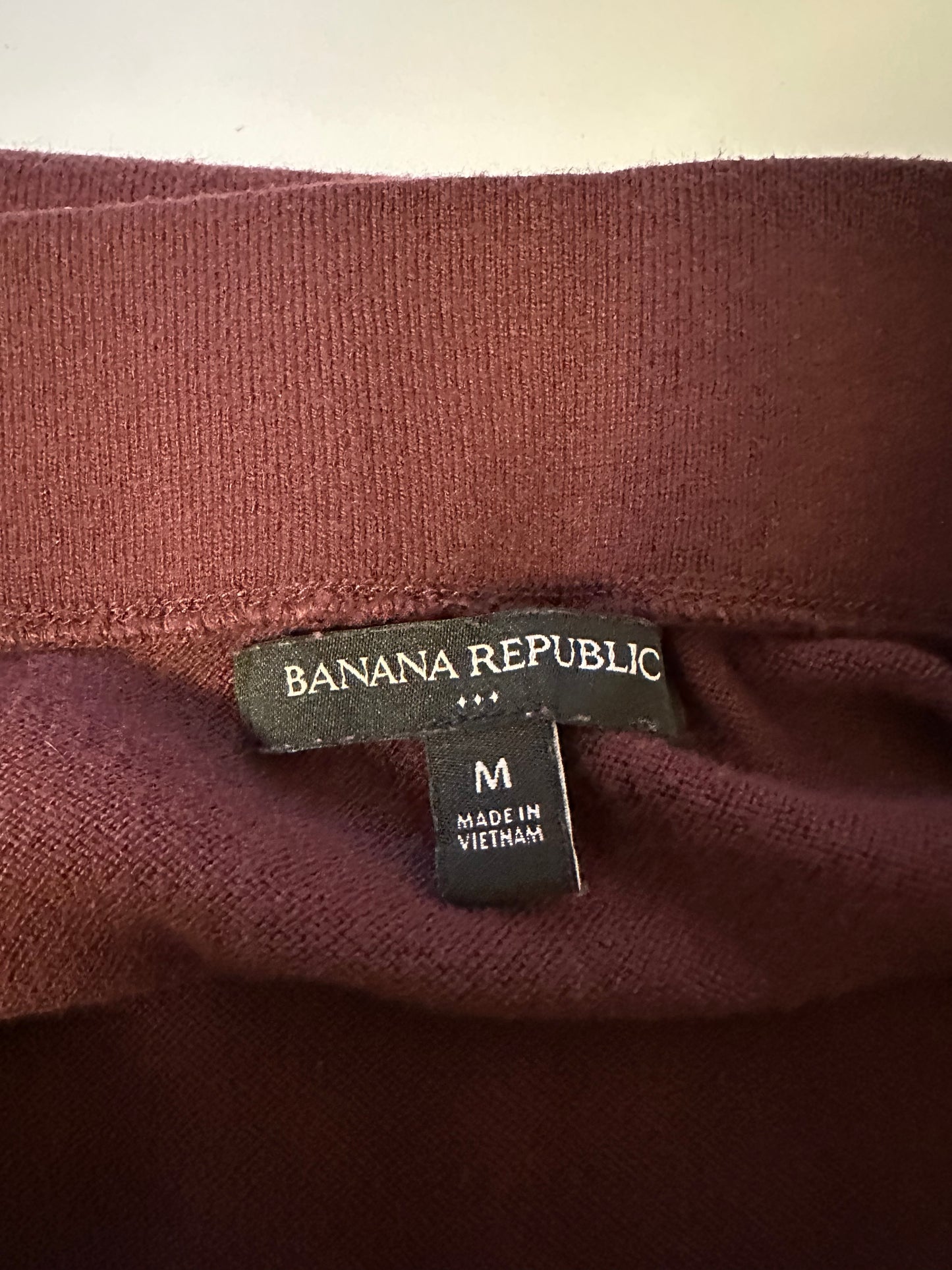 Banana Republic Burgundy Red Sweater Pencil Skirt | Size Medium