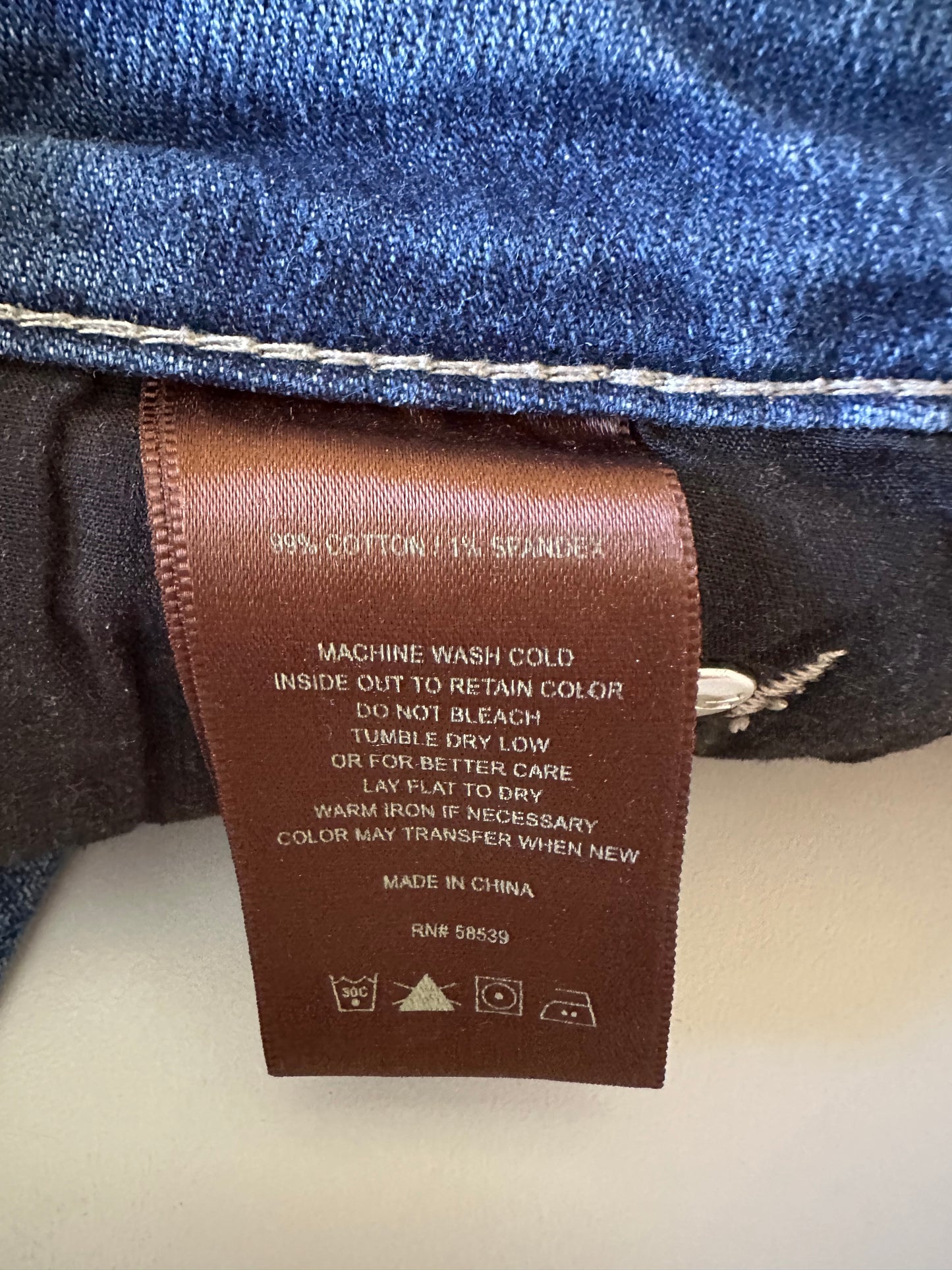 Kut from the Kloth Distressed Medium Wash Straight Leg Jeans | Size 4 Petite