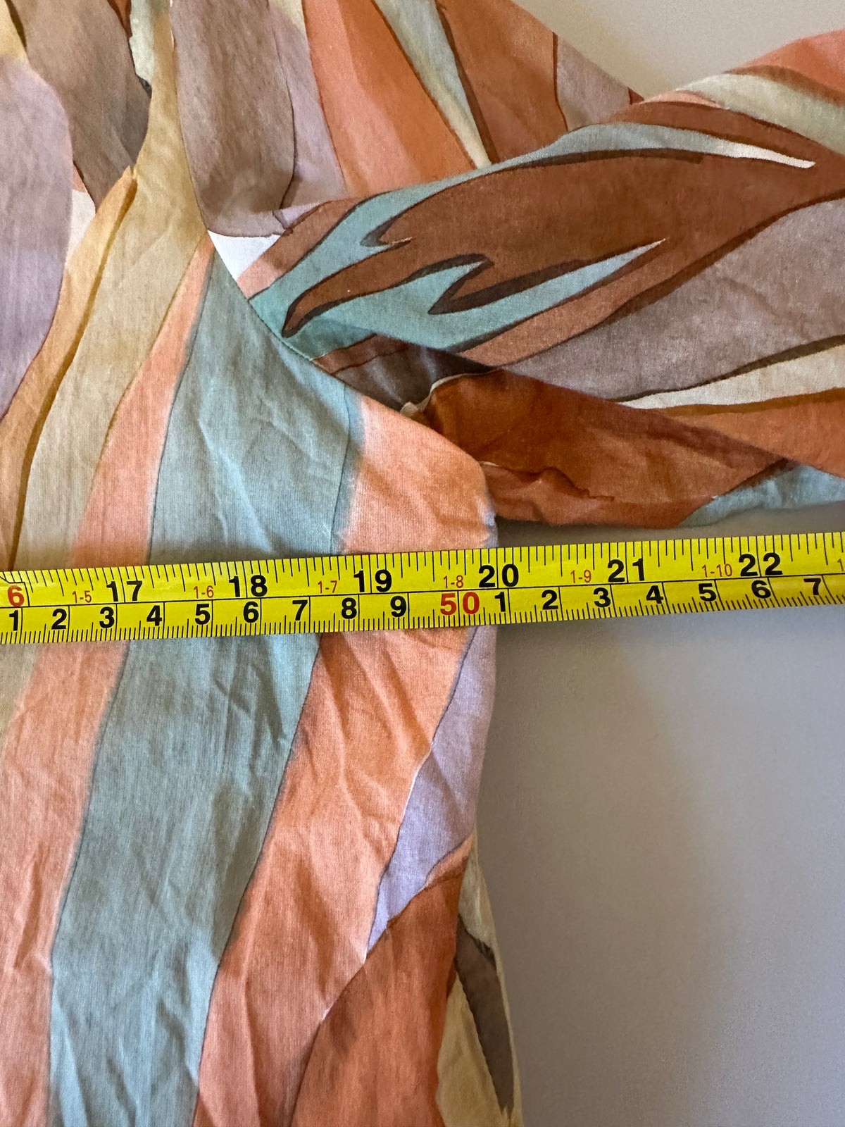 Sezane Pierro Button Down Shirt in Earth Tones Leaf Print | Size 40 / US 8