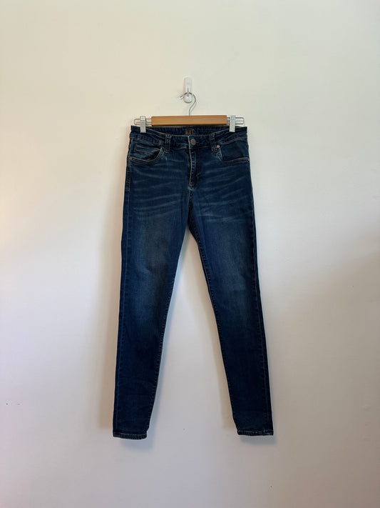 KUT from the Kloth Dark Wash Mid Rise Skinny Jeans | Size 6