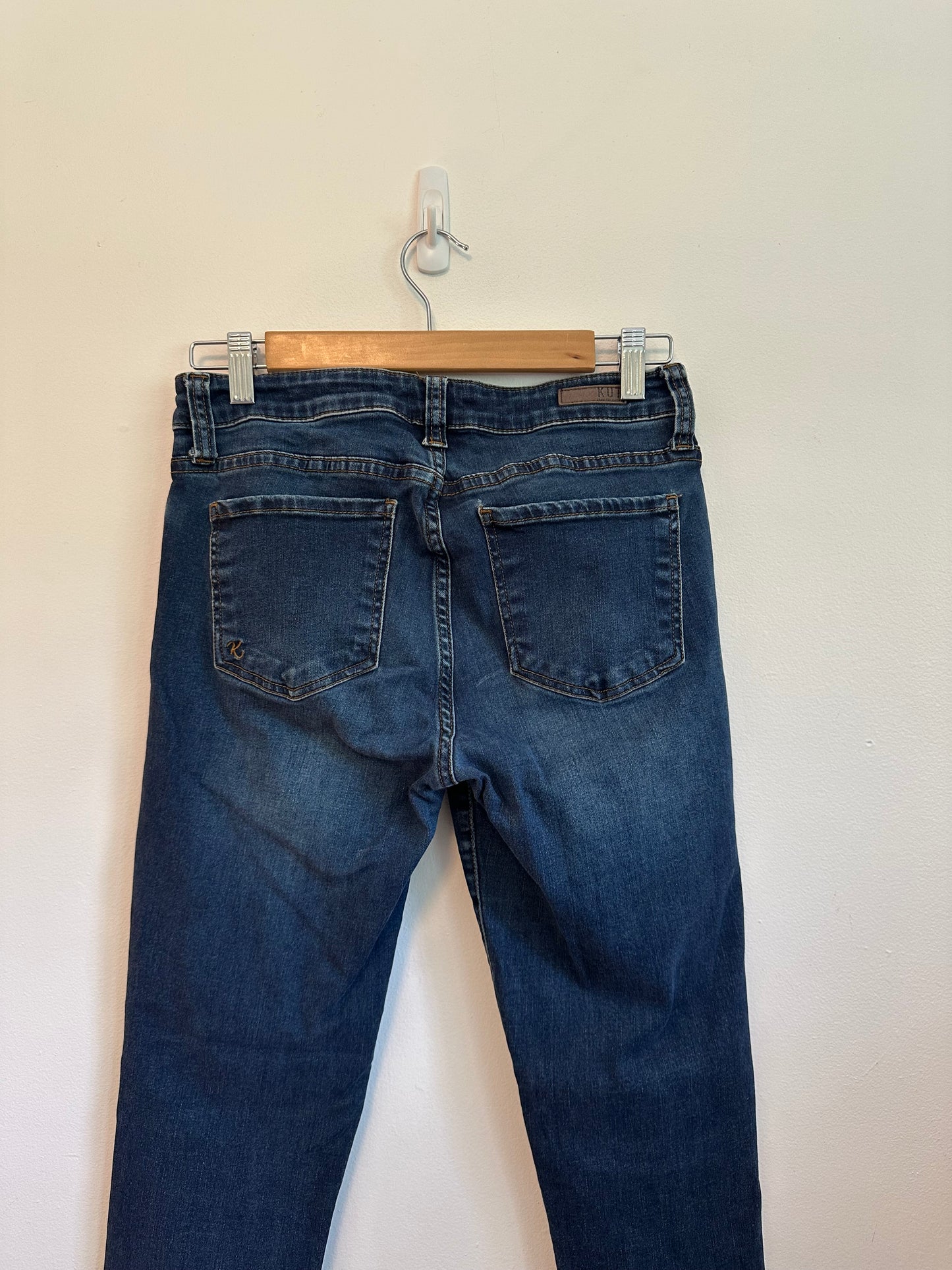 KUT from the Kloth Dark Wash Mid Rise Skinny Jeans | Size 6