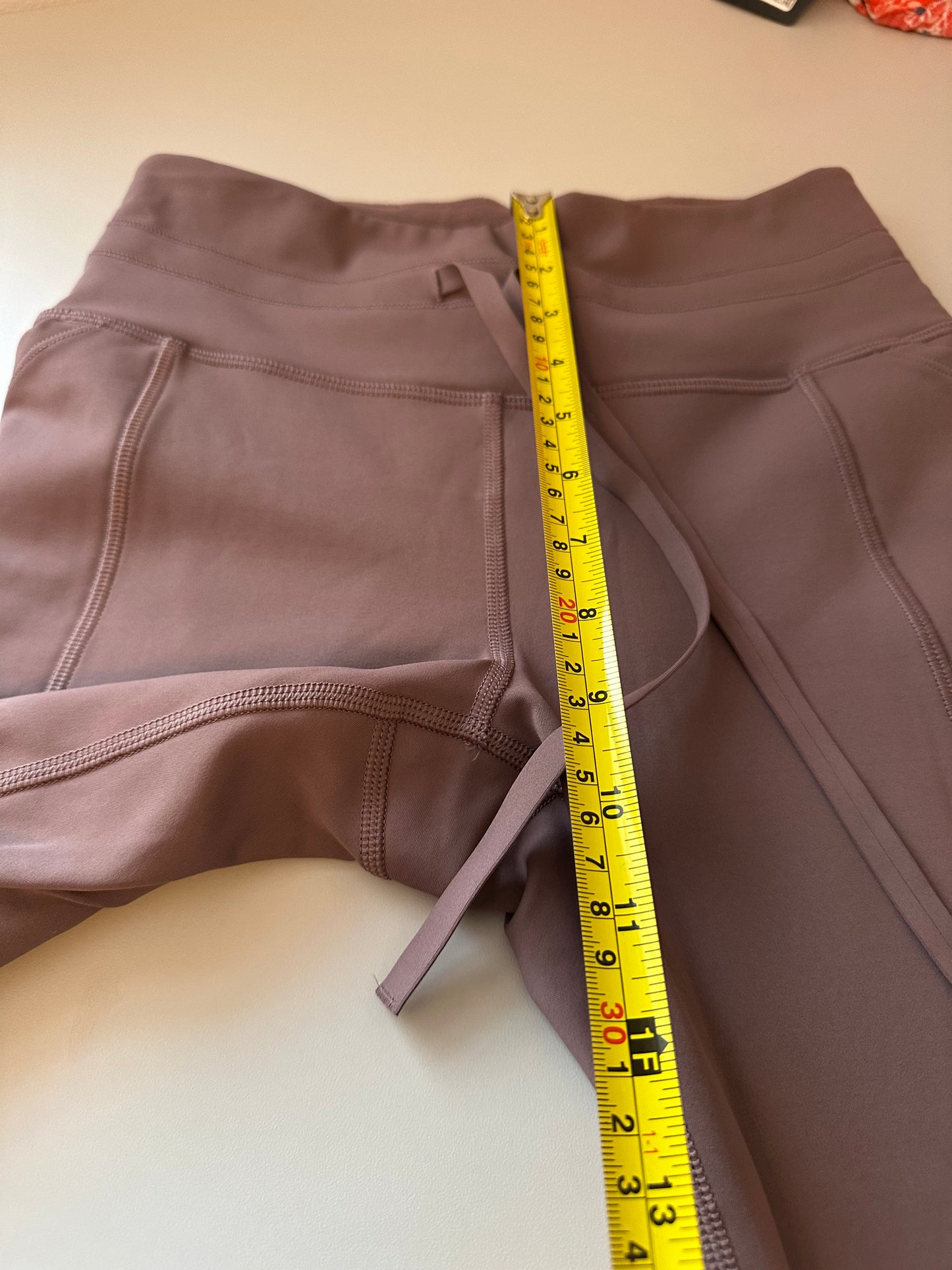 Athleta Drawstring Waist Cargo High Waist Leggings in Brown | Size XS