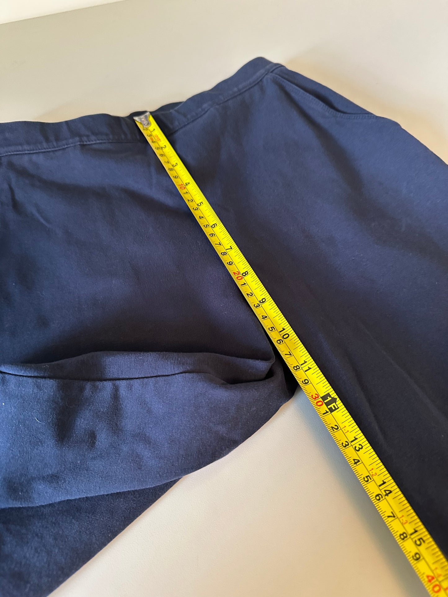 LL Bean Perfect Fit Pants in Navy Blue Cotton | Size XS Petite