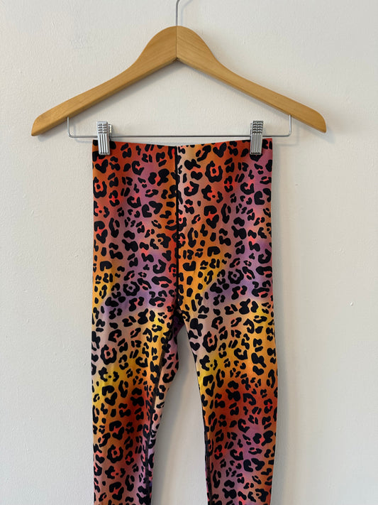 NWT Savage X Fenty Rainbow Leopard Print Hotline High Waist Leggings