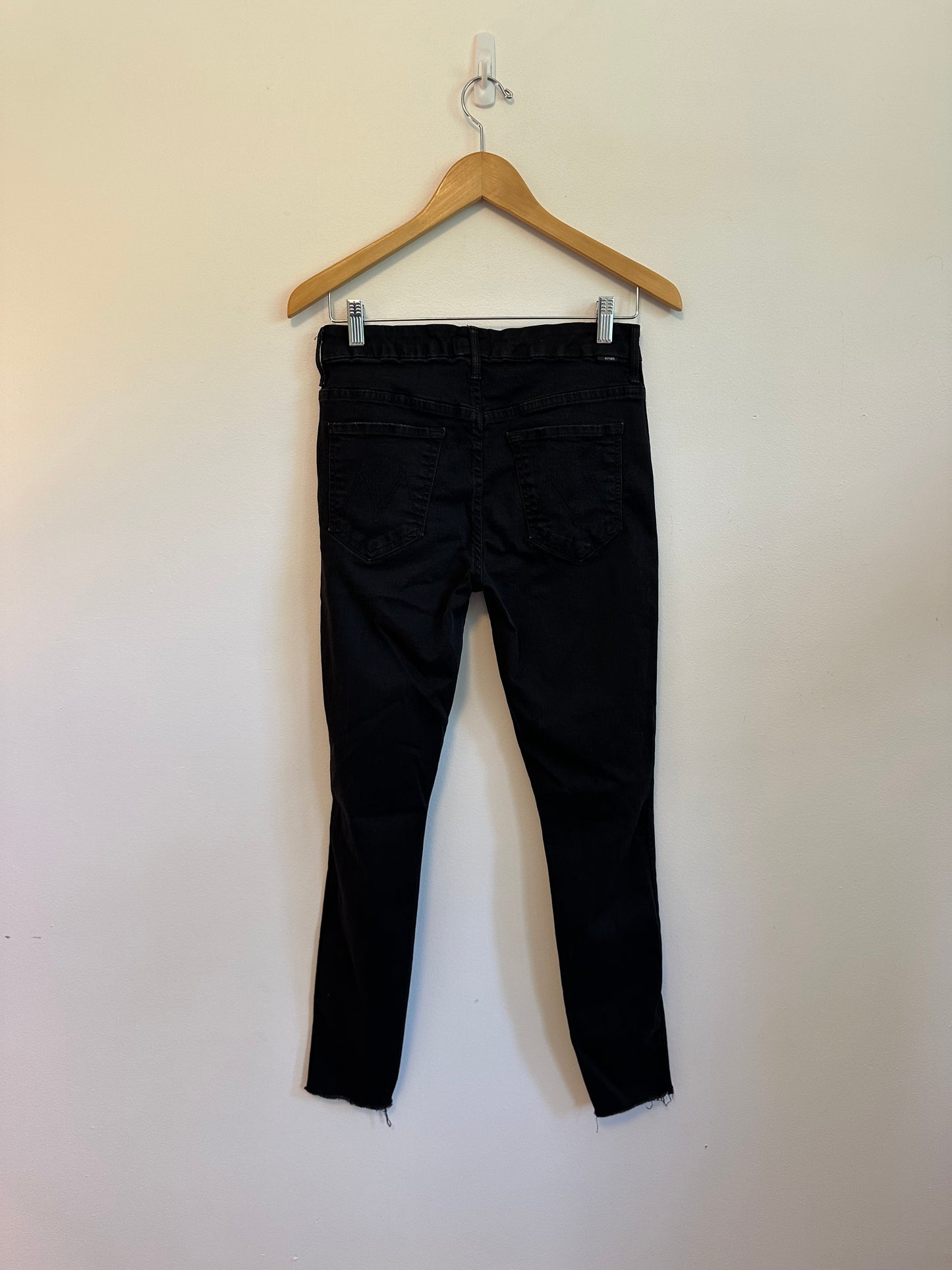Mother High Waist Looker Ankle Fray in Guilty Party | Size 28