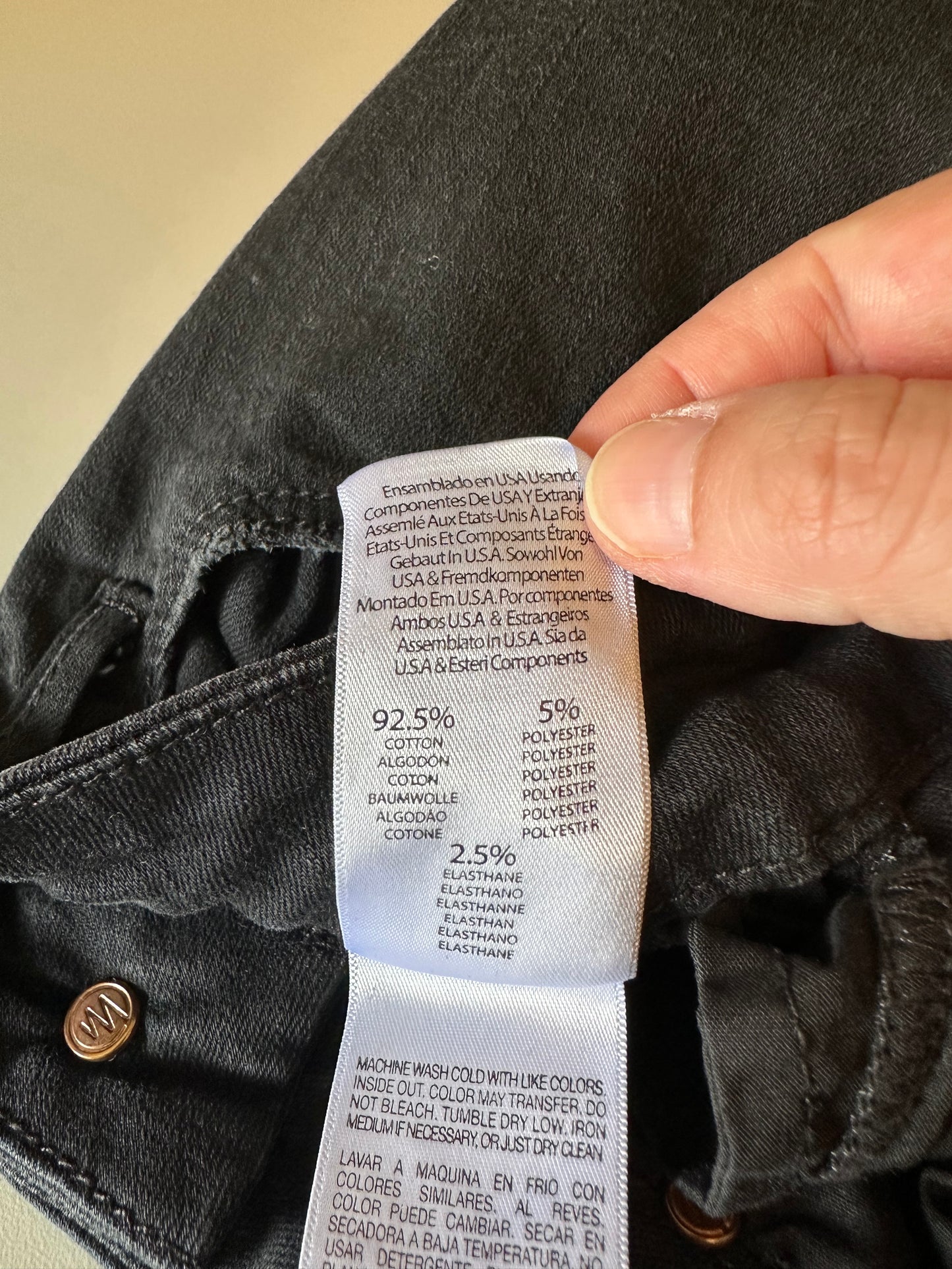Mother High Waist Looker Ankle Fray in Guilty Party | Size 28