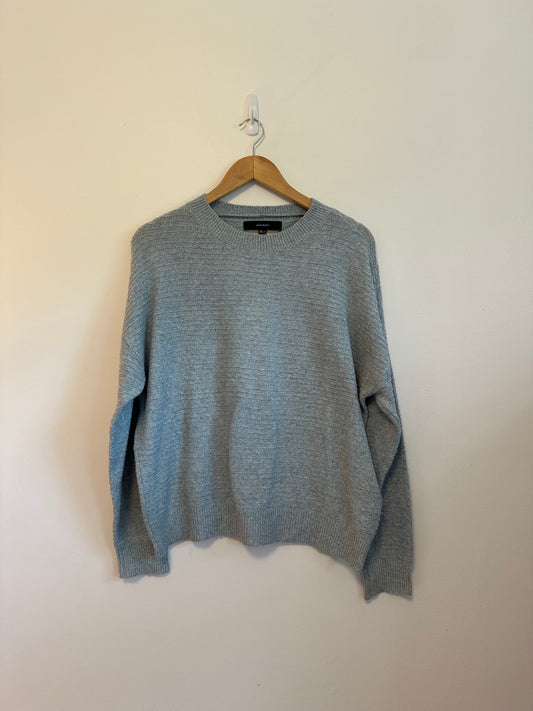 Vero Moda Textured Knit Crew Neck Drop Shoulder Sweater | Size Large