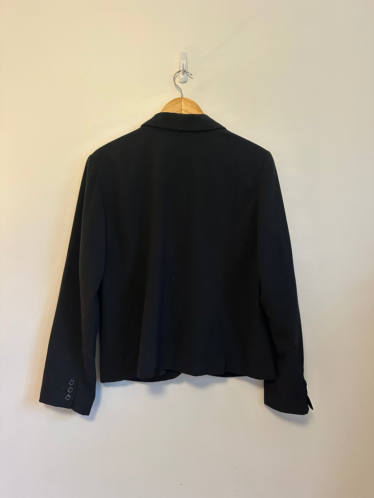 212 Collection Black Two Button Professional Blazer Jacket | Size 18