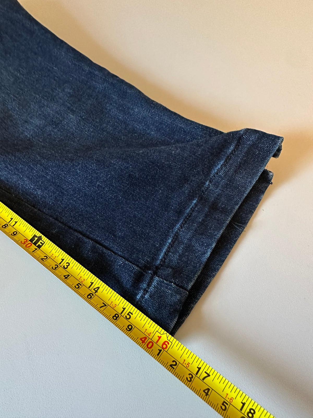 Pilcro and the Letterpress Anthropologie Cropped Denim Legging | Size 30