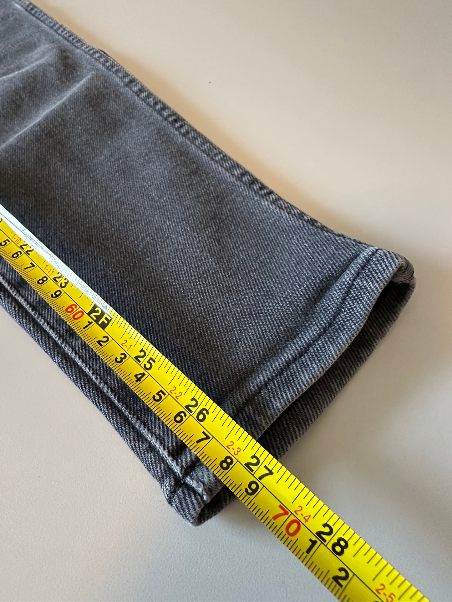 Madewell 10" High-Rise Skinny Jeans in Faded Black | Size 31