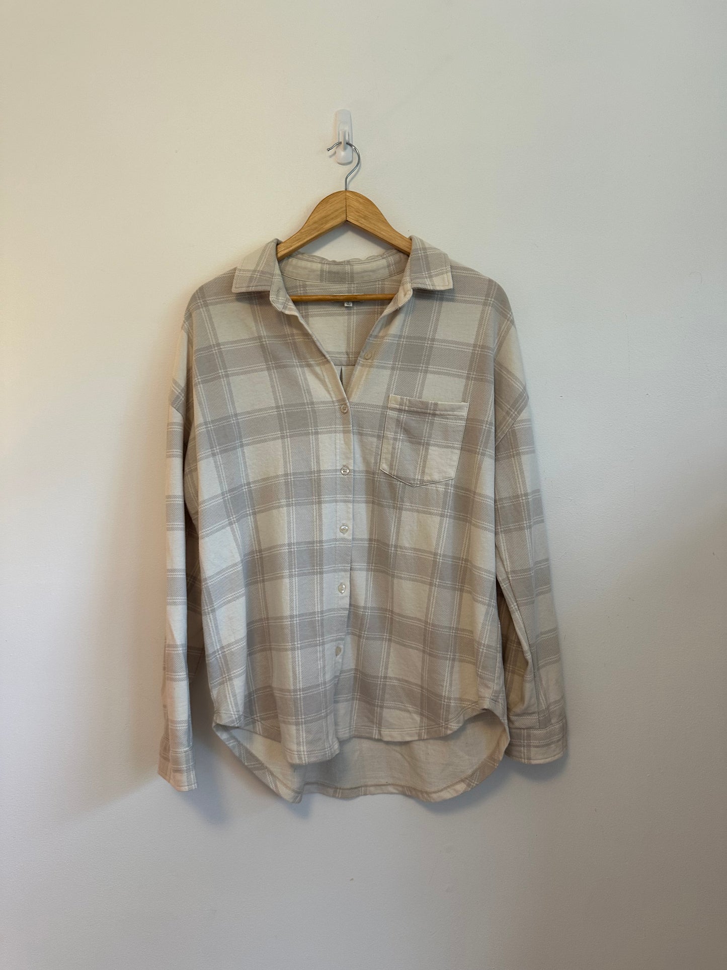Z Supply River Plaid Button Down Shirt | Size Large