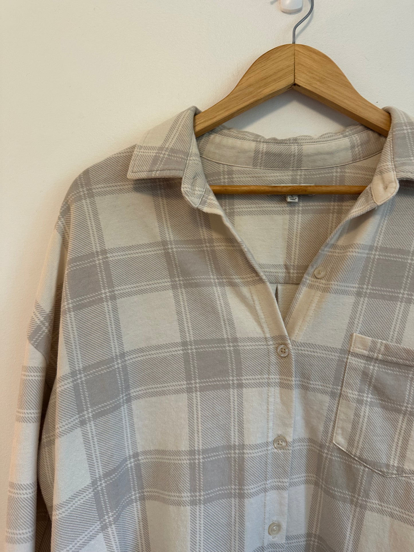 Z Supply River Plaid Button Down Shirt | Size Large