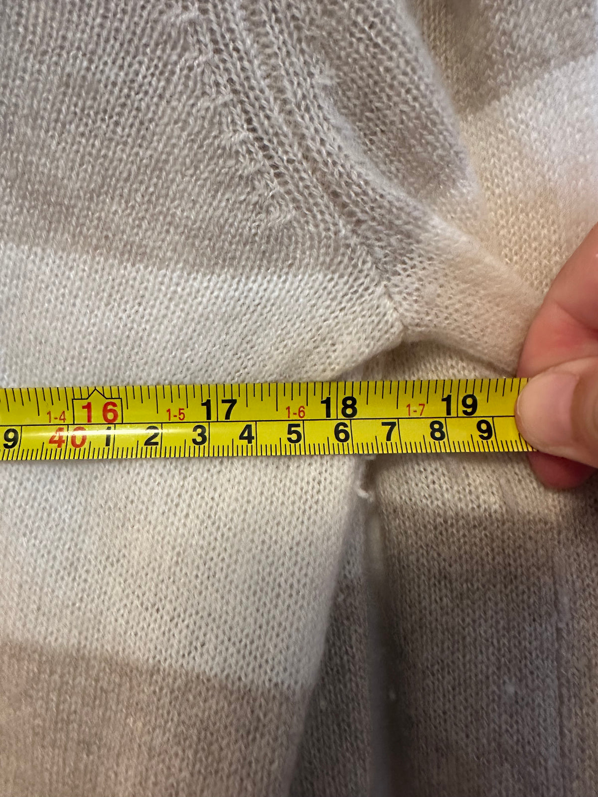 Christopher Fischer Cashmere Striped Hooded Open Front Cardigan | Size Medium