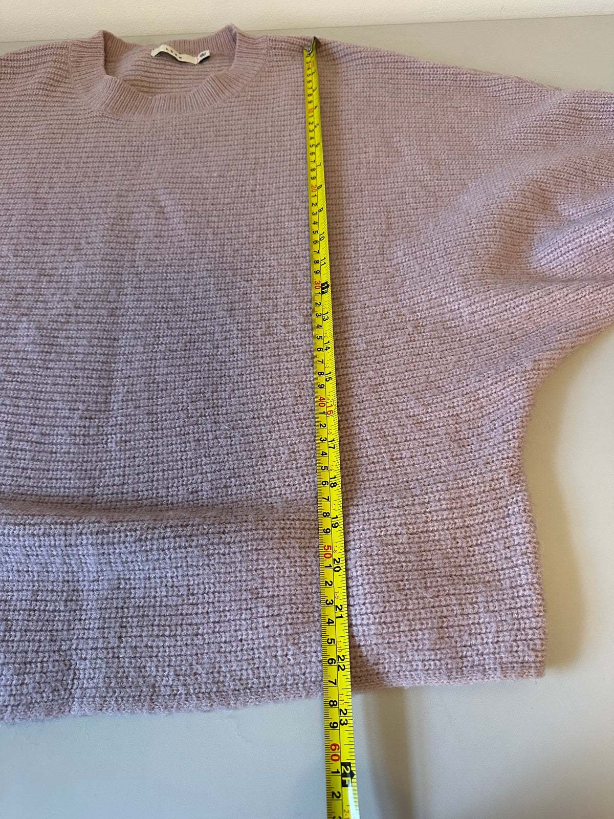 Lush Lilac Purple Dolman Sleeve Knit Sweater | Size Medium