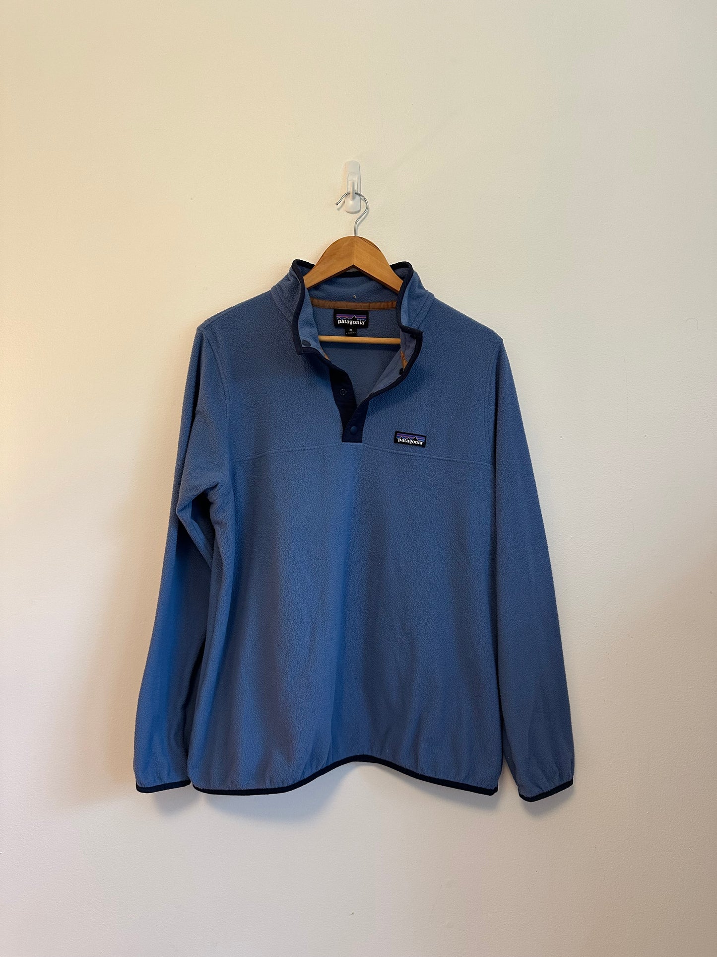 Patagonia Micro D Snap-T Fleece Pullover in Blue | Size XL