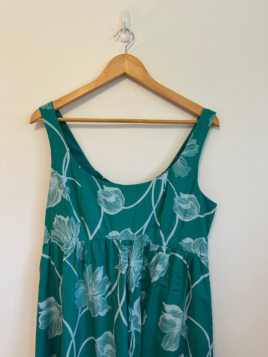 NWT Hutch Arley Midi Dress in Green Floral | Size Medium