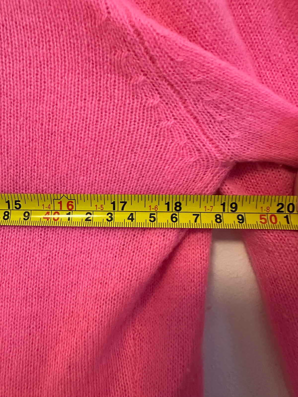 Claudia Nichole Hot Pink Cashmere Open Front Shawl Cardigan Sweater | Medium