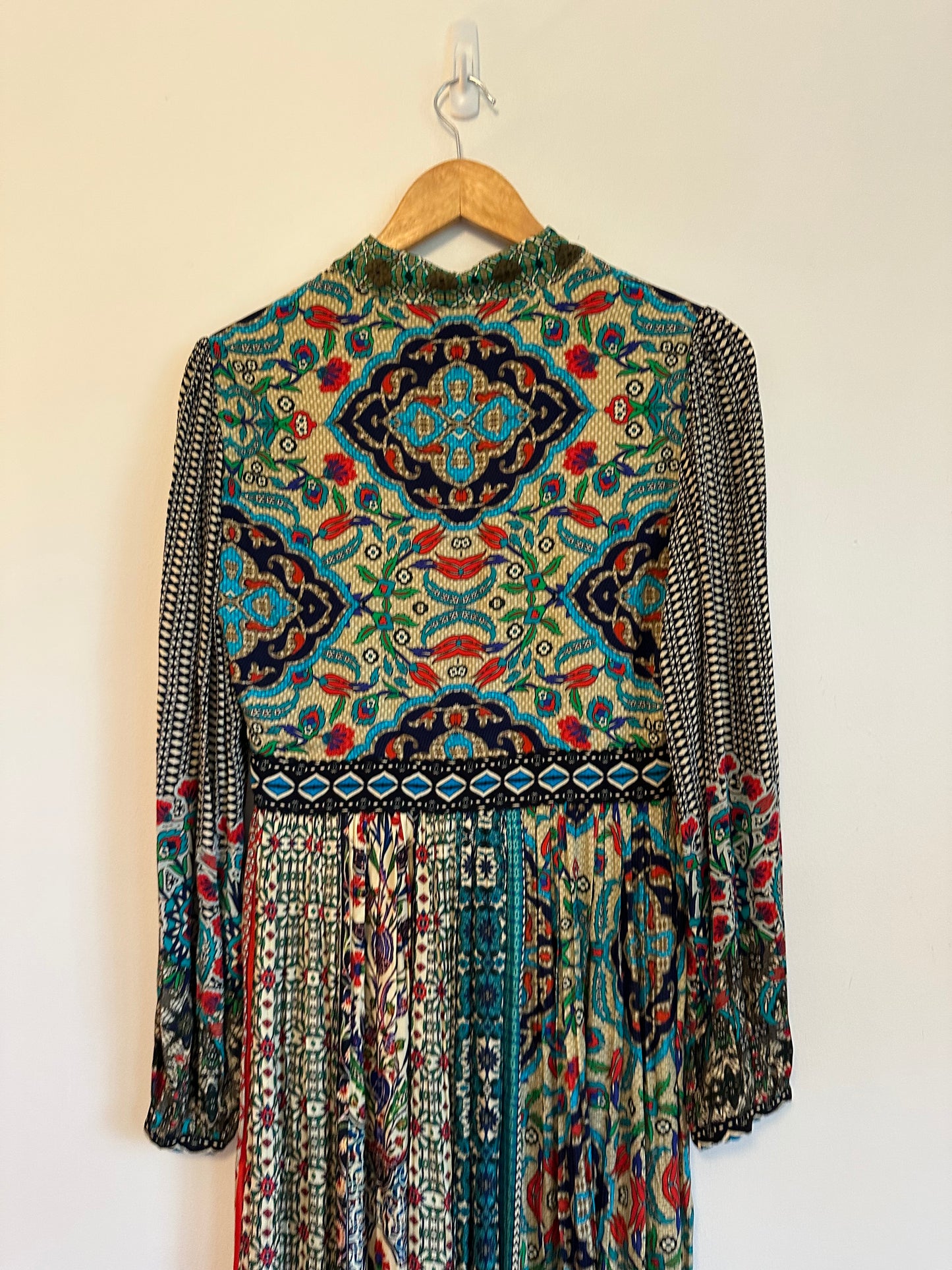 NWT Anthropologie We Select Dresses Bhanuni by Jyoti Patterned Maxi Dress Size 2