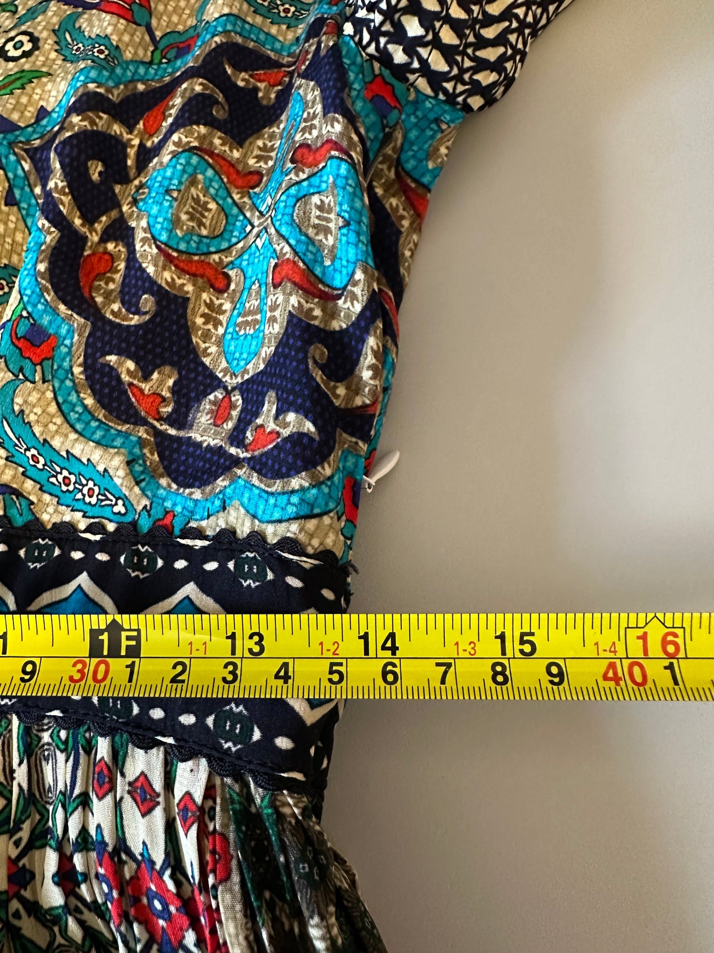 NWT Anthropologie We Select Dresses Bhanuni by Jyoti Patterned Maxi Dress Size 2