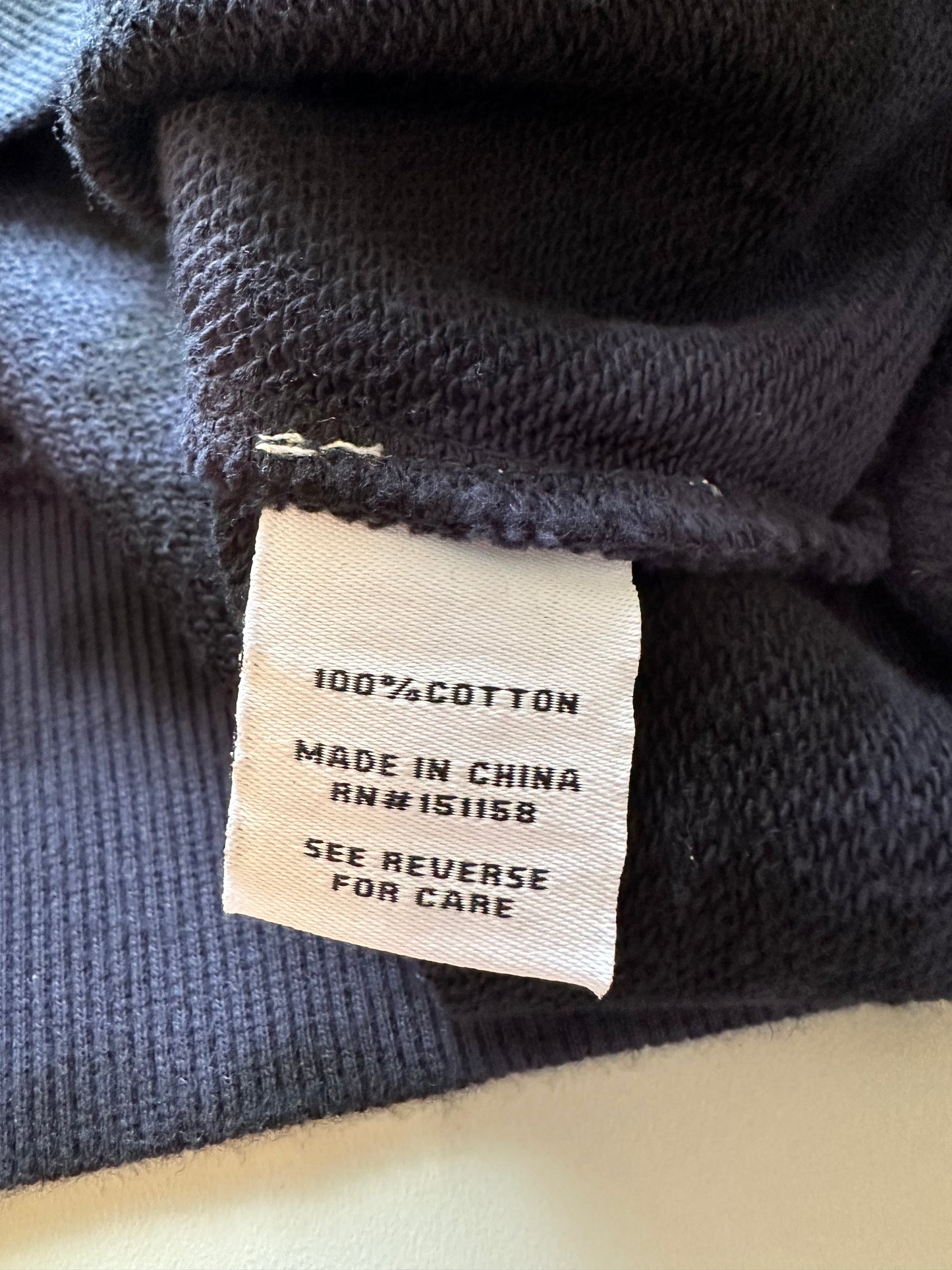 NWT 525 America Off The Shoulder Indigo Blue Tie Dye Sweatshirt | Size Small