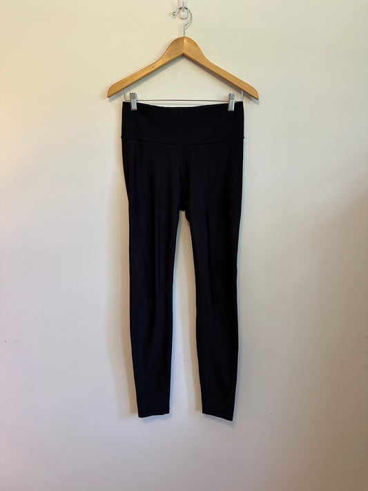 Athleta Interval High Rise Workout Leggings in Black | Size Medium Tall