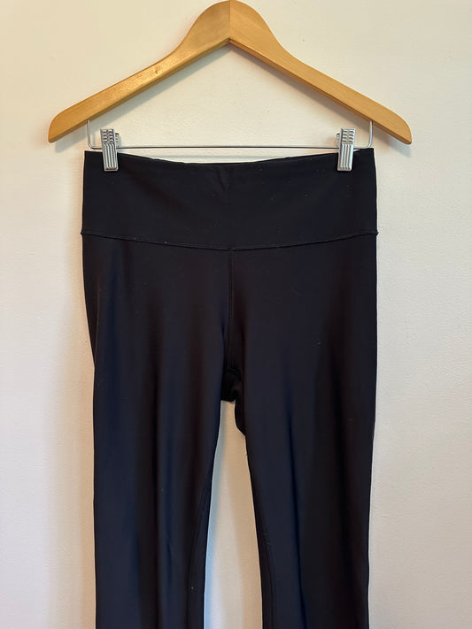 Athleta Interval High Rise Workout Leggings in Black | Size Medium Tall
