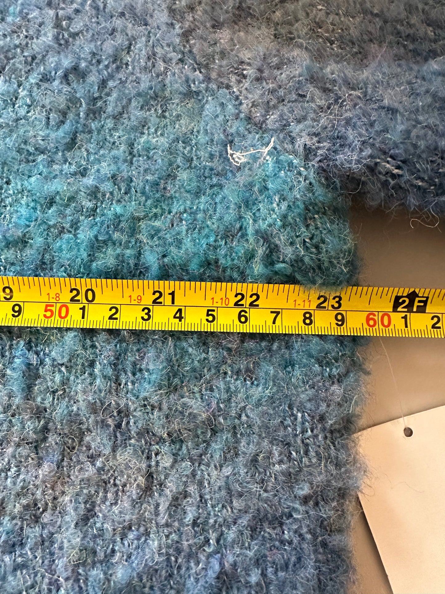 NWT Karen Kane Ombré Boucle Sweater in Blue | Size Large
