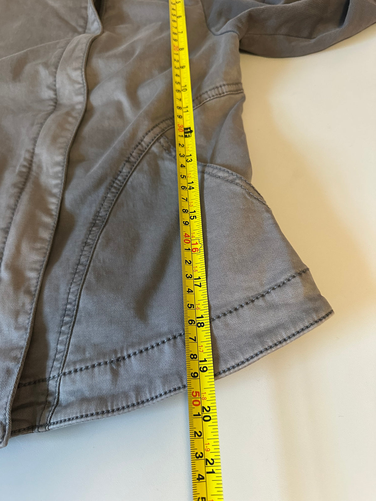 Marrakech Gray Asymmetrical Zip Mixed Media Moto Jacket | Size Medium