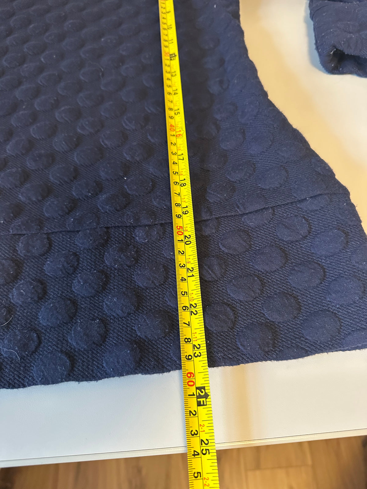 Sail to Sable STS Navy Blue Textured Bubble Cowl Neck Pullover | Size Small