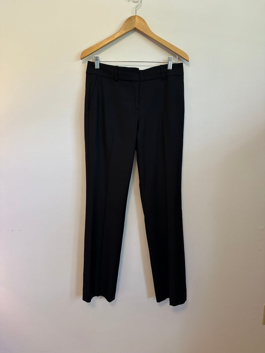 J. Crew Super 120s Wool Black Dress Pants | Size 6