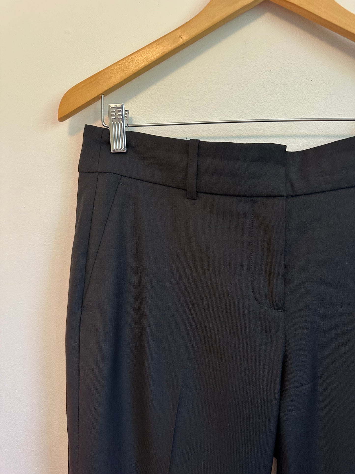 J. Crew Super 120s Wool Black Dress Pants | Size 6