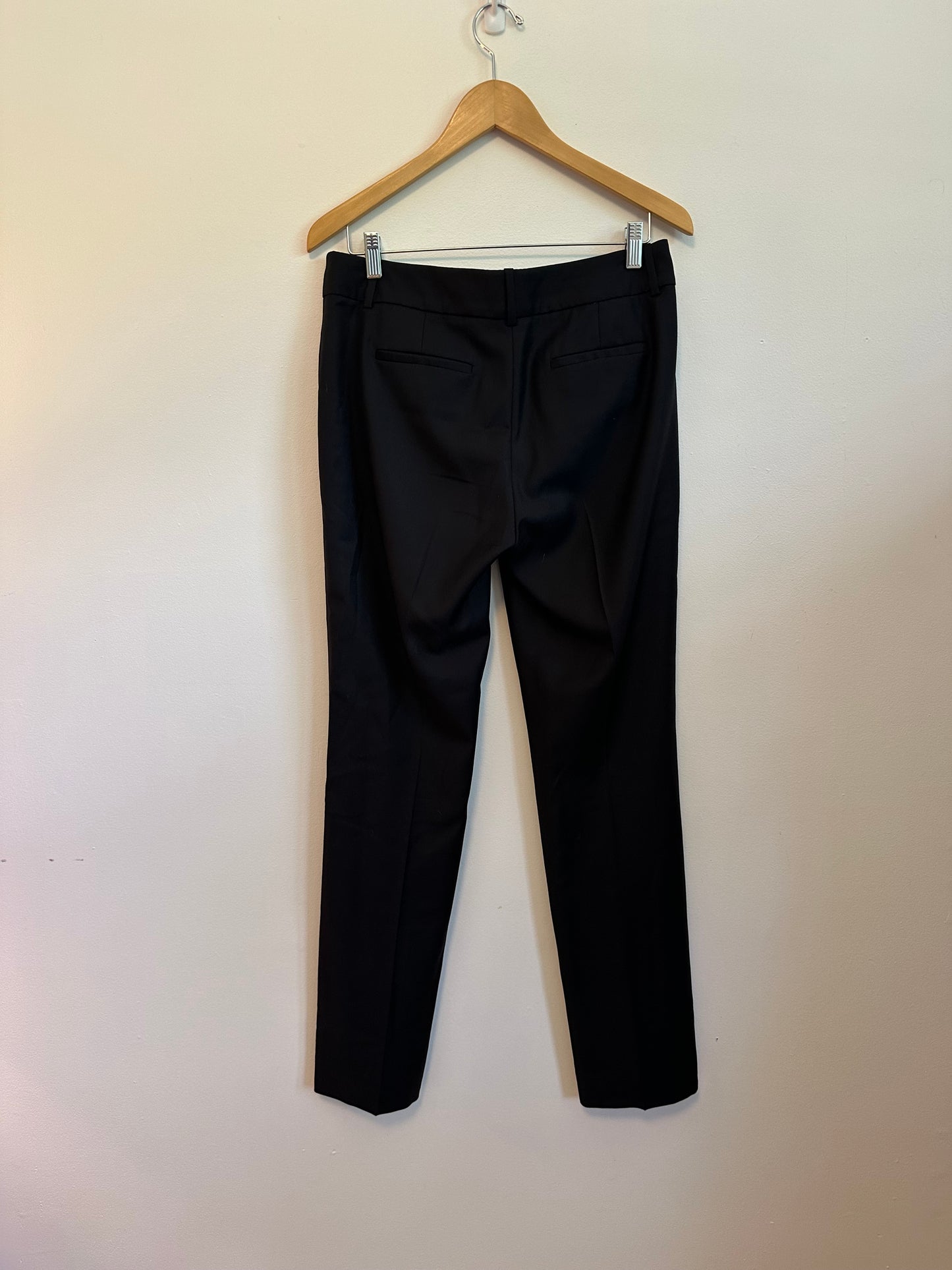 J. Crew Super 120s Wool Black Dress Pants | Size 6
