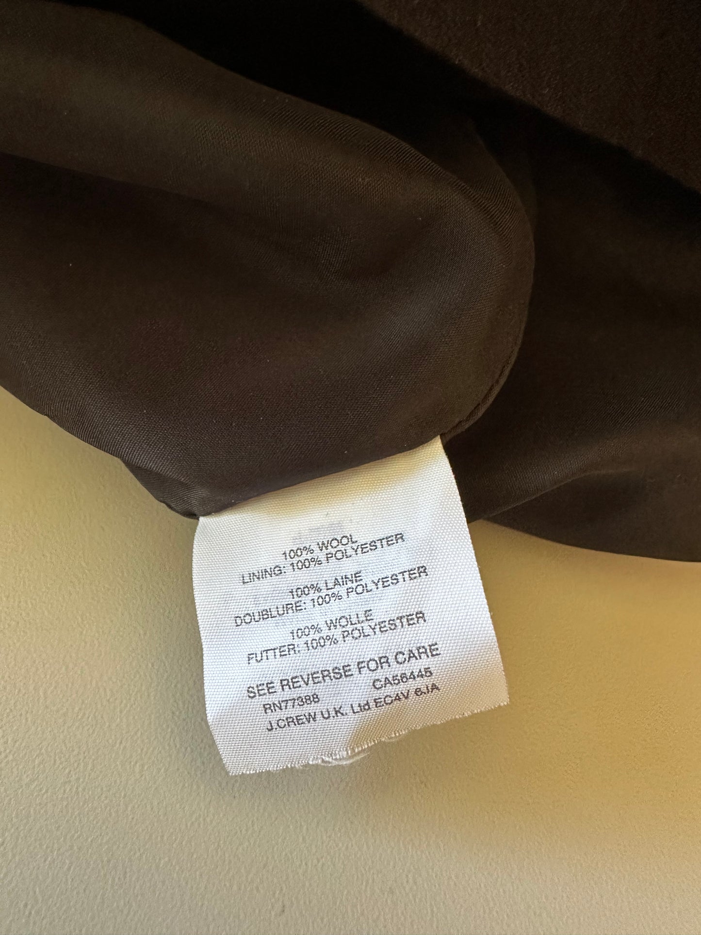 J. Crew Super 120s Wool Black Dress Pants | Size 6