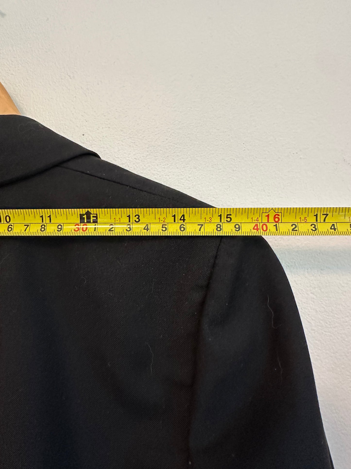 J. Crew Black Super 120s Wool Two-Button Blazer Jacket in Black | Size 6