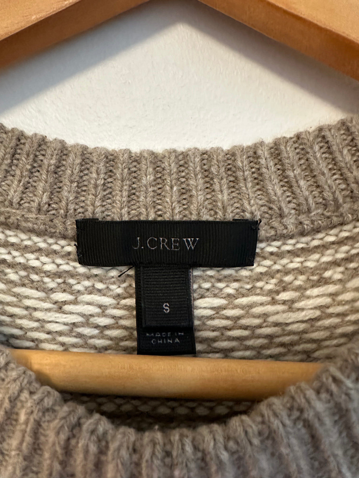 J. Crew Merino Wool Fair Isle Ruffle Bell Sleeve Sweater | Size Small