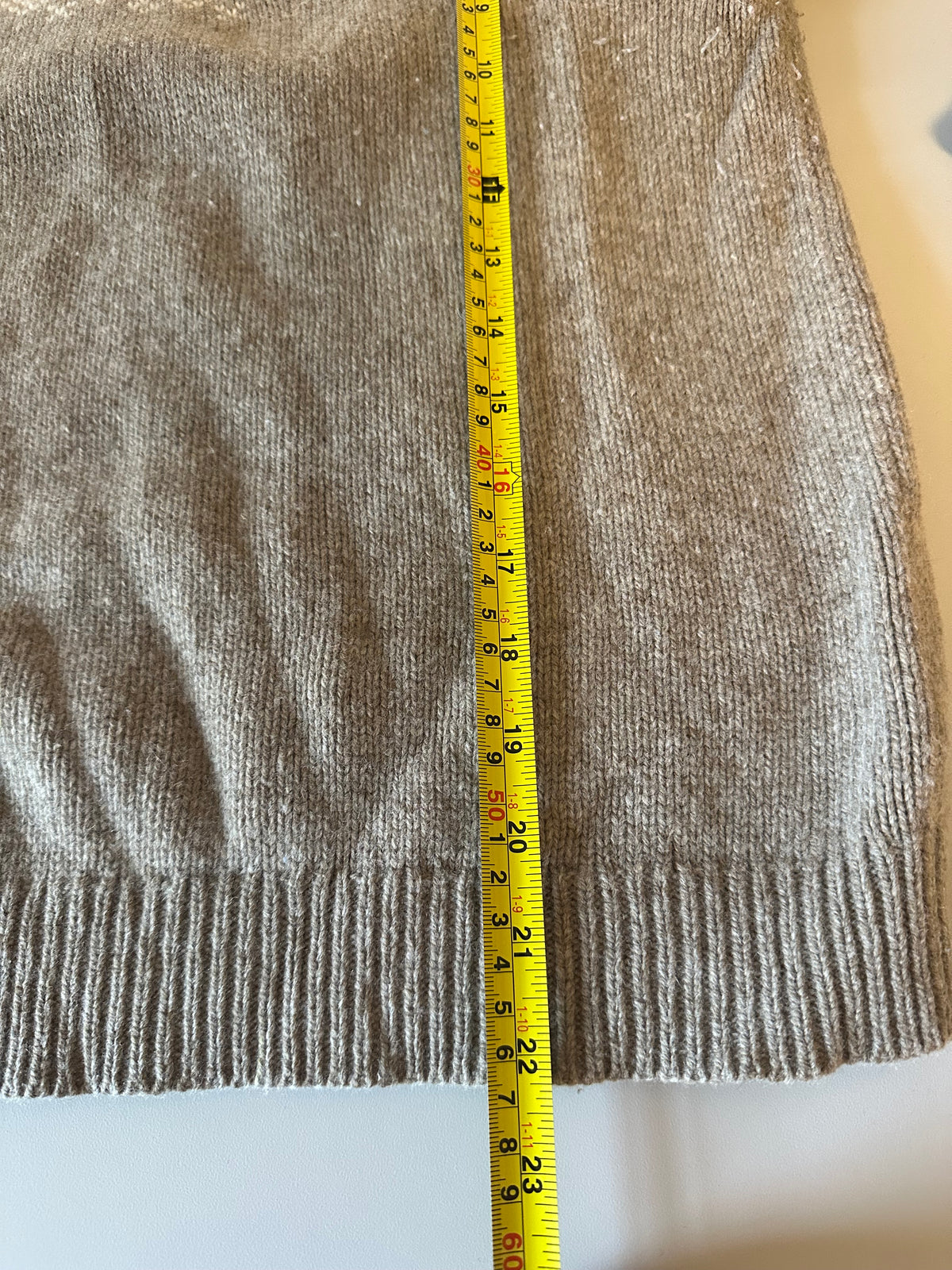 J. Crew Merino Wool Fair Isle Ruffle Bell Sleeve Sweater | Size Small