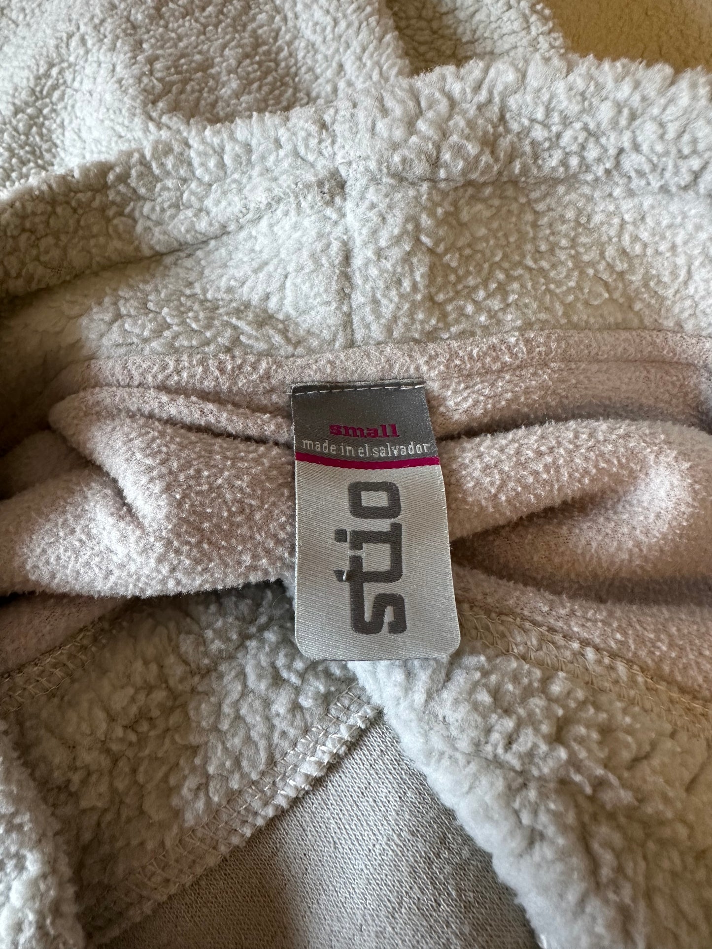 Stio Fleece Quarter Zip Pullover in Light Gray | Size Small